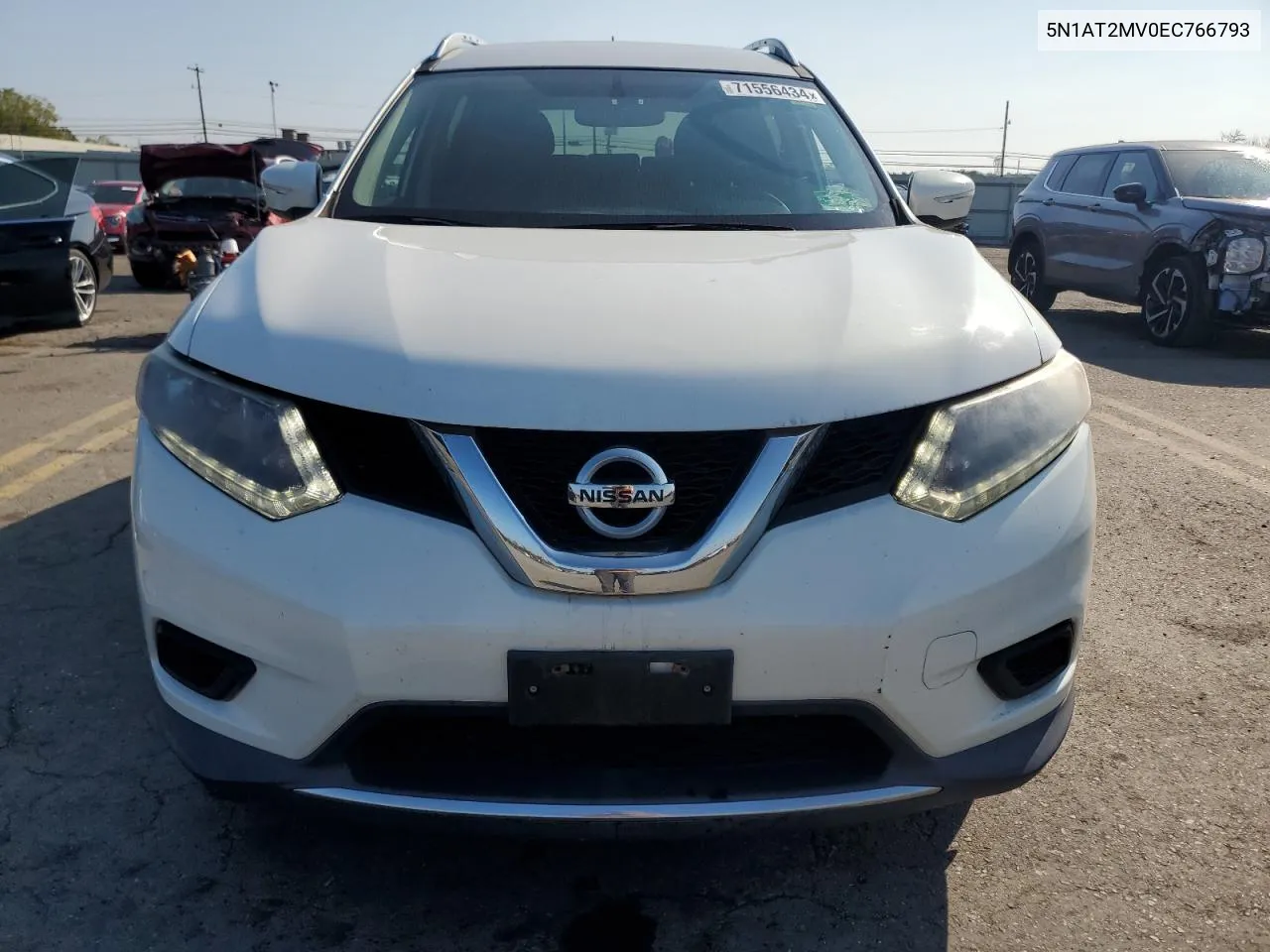 2014 Nissan Rogue S VIN: 5N1AT2MV0EC766793 Lot: 71556434