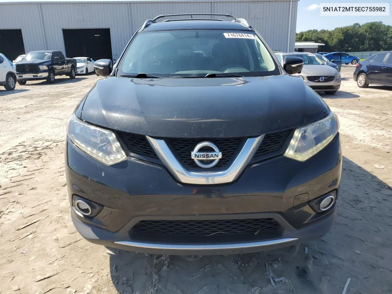 5N1AT2MT5EC755982 2014 Nissan Rogue S