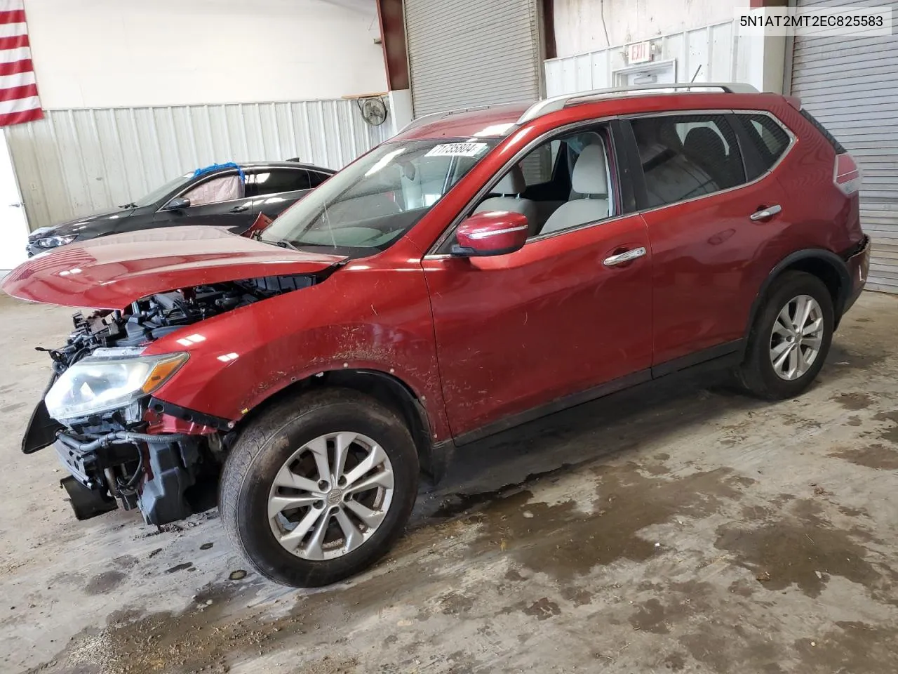 2014 Nissan Rogue S VIN: 5N1AT2MT2EC825583 Lot: 71735804