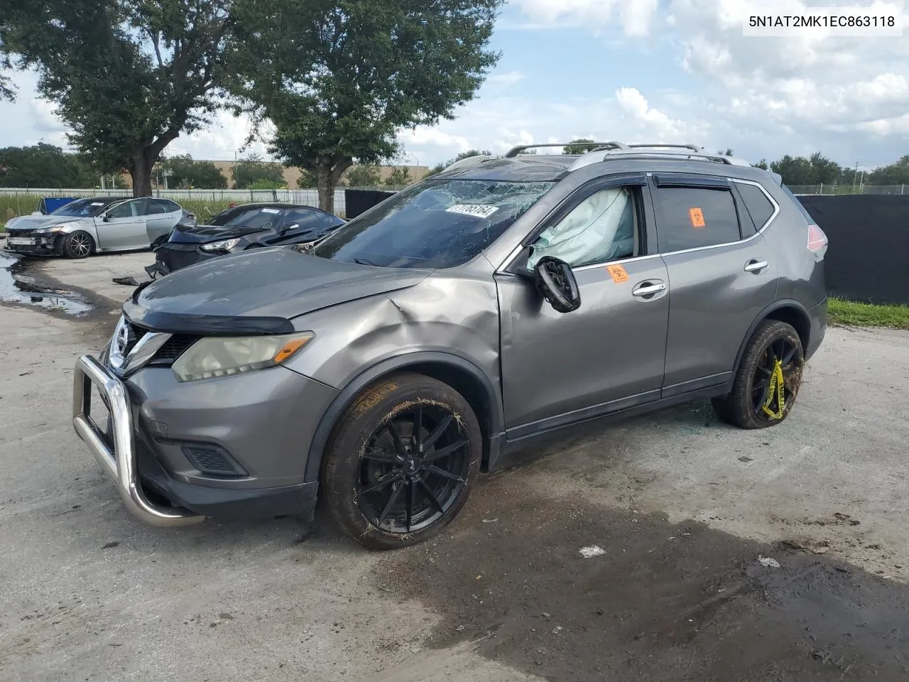 2014 Nissan Rogue S VIN: 5N1AT2MK1EC863118 Lot: 71765164