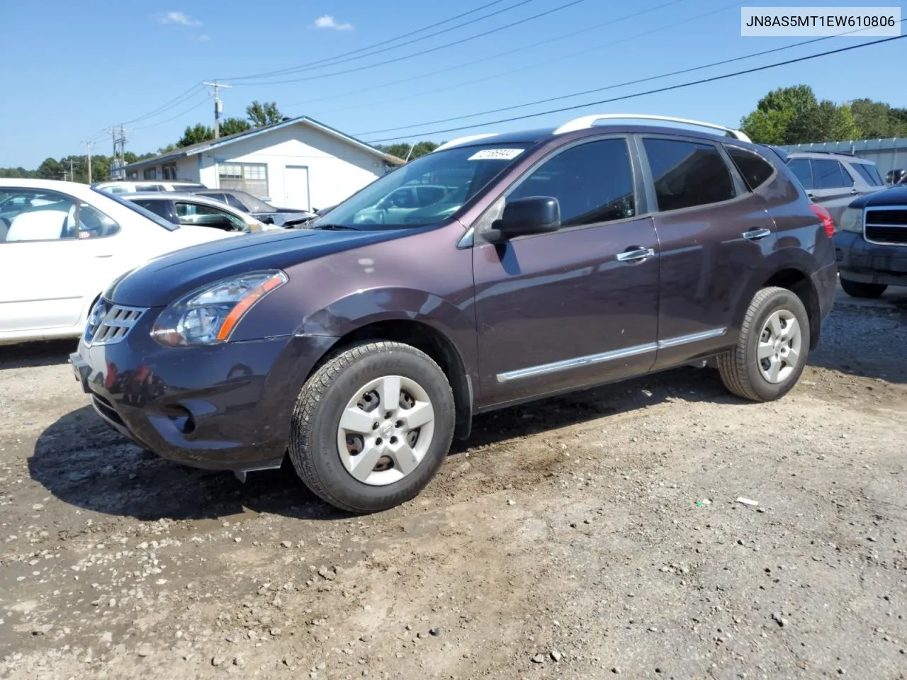 2014 Nissan Rogue Select S VIN: JN8AS5MT1EW610806 Lot: 72186944