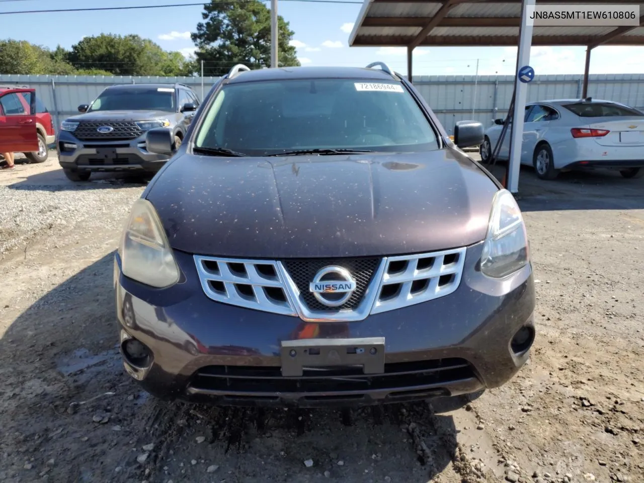 2014 Nissan Rogue Select S VIN: JN8AS5MT1EW610806 Lot: 72186944