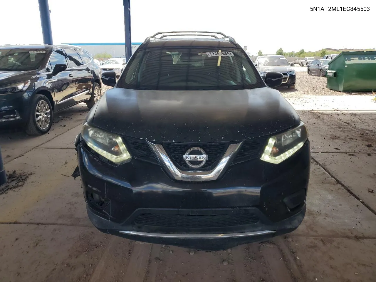 5N1AT2ML1EC845503 2014 Nissan Rogue S