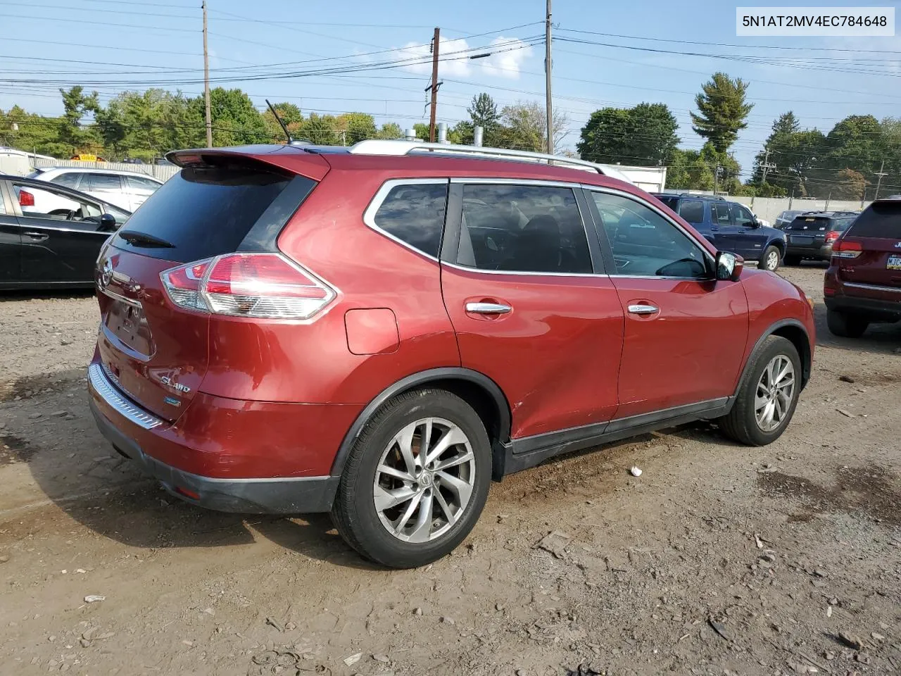 2014 Nissan Rogue S VIN: 5N1AT2MV4EC784648 Lot: 72590744