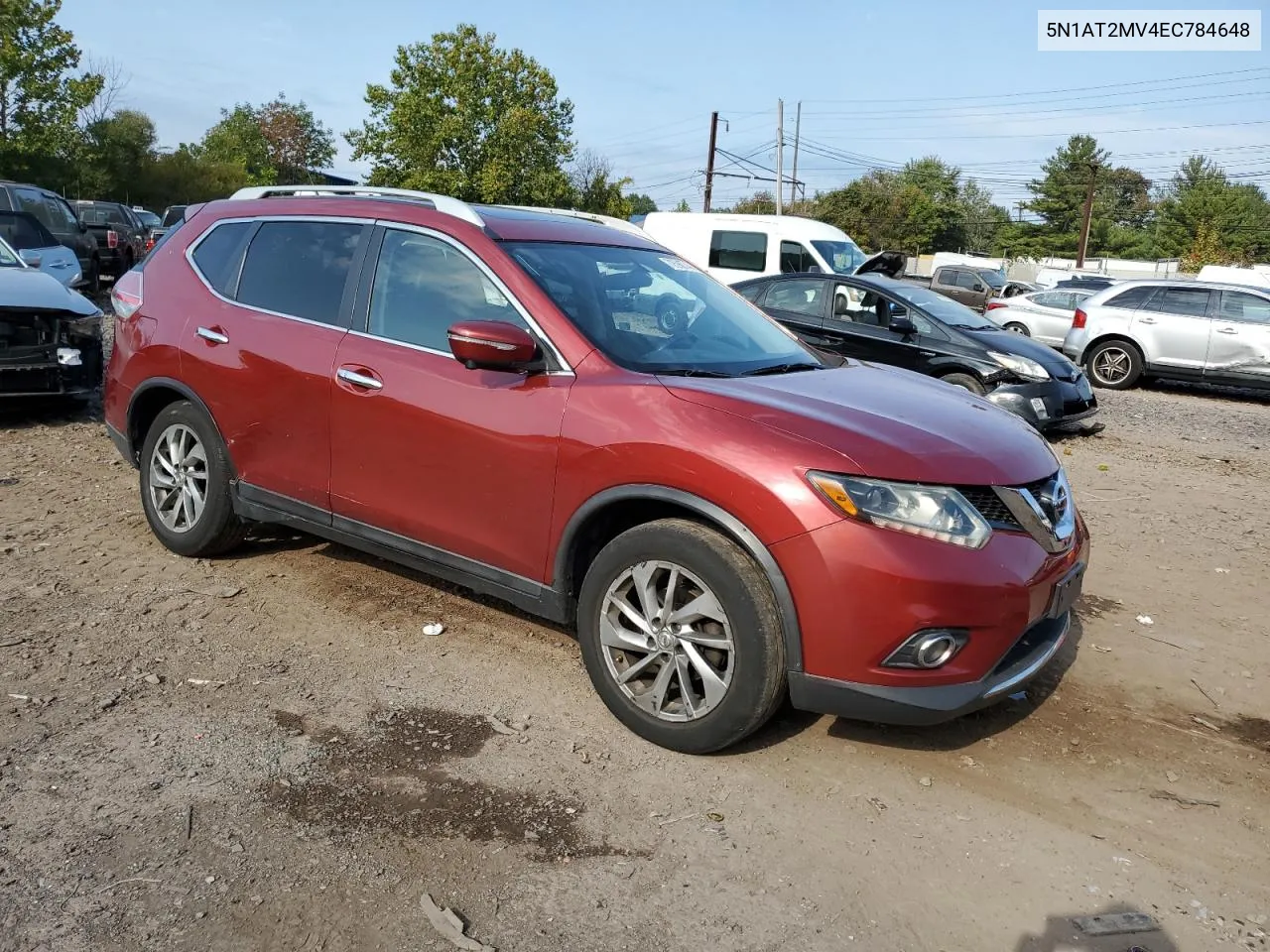 2014 Nissan Rogue S VIN: 5N1AT2MV4EC784648 Lot: 72590744