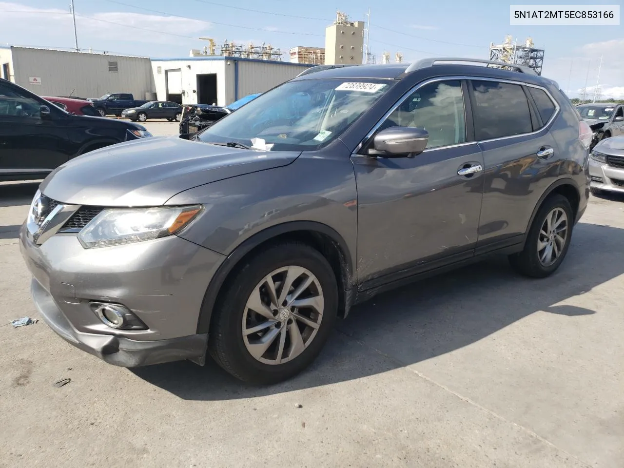 2014 Nissan Rogue S VIN: 5N1AT2MT5EC853166 Lot: 72839924