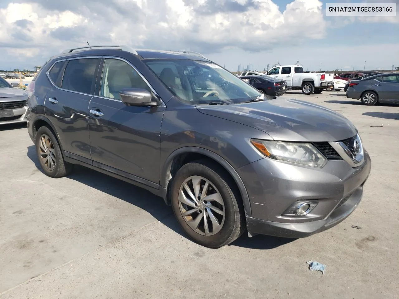 2014 Nissan Rogue S VIN: 5N1AT2MT5EC853166 Lot: 72839924