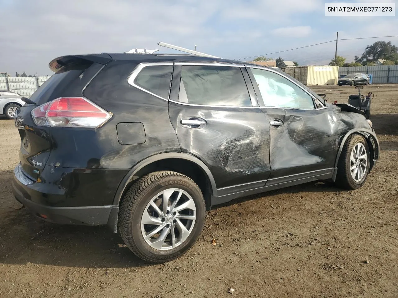 2014 Nissan Rogue S VIN: 5N1AT2MVXEC771273 Lot: 72846974