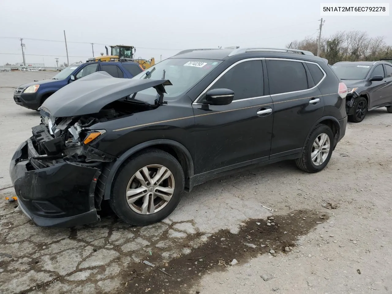 2014 Nissan Rogue S VIN: 5N1AT2MT6EC792278 Lot: 72886274