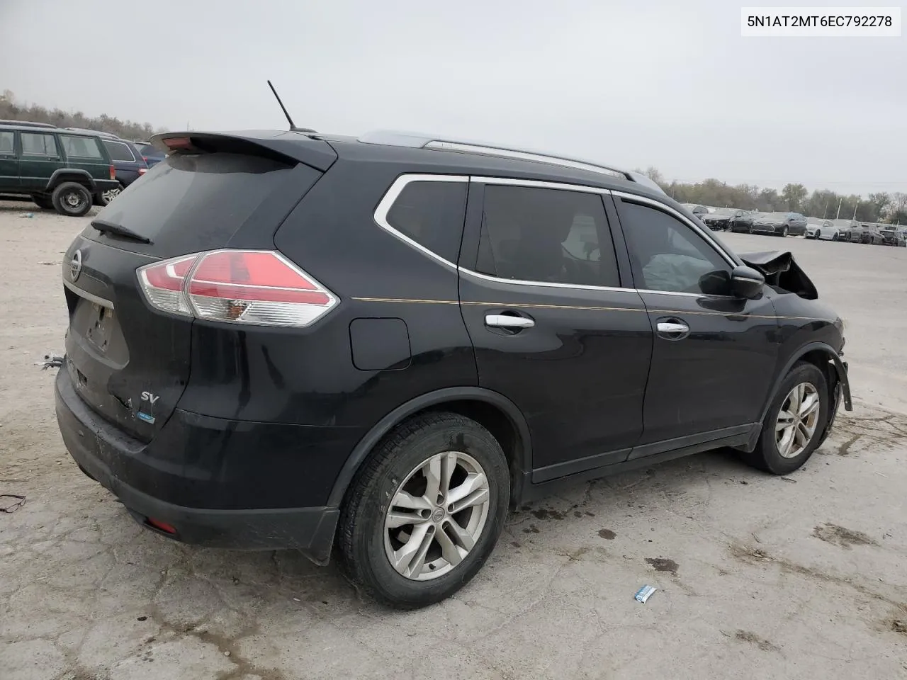 2014 Nissan Rogue S VIN: 5N1AT2MT6EC792278 Lot: 72886274