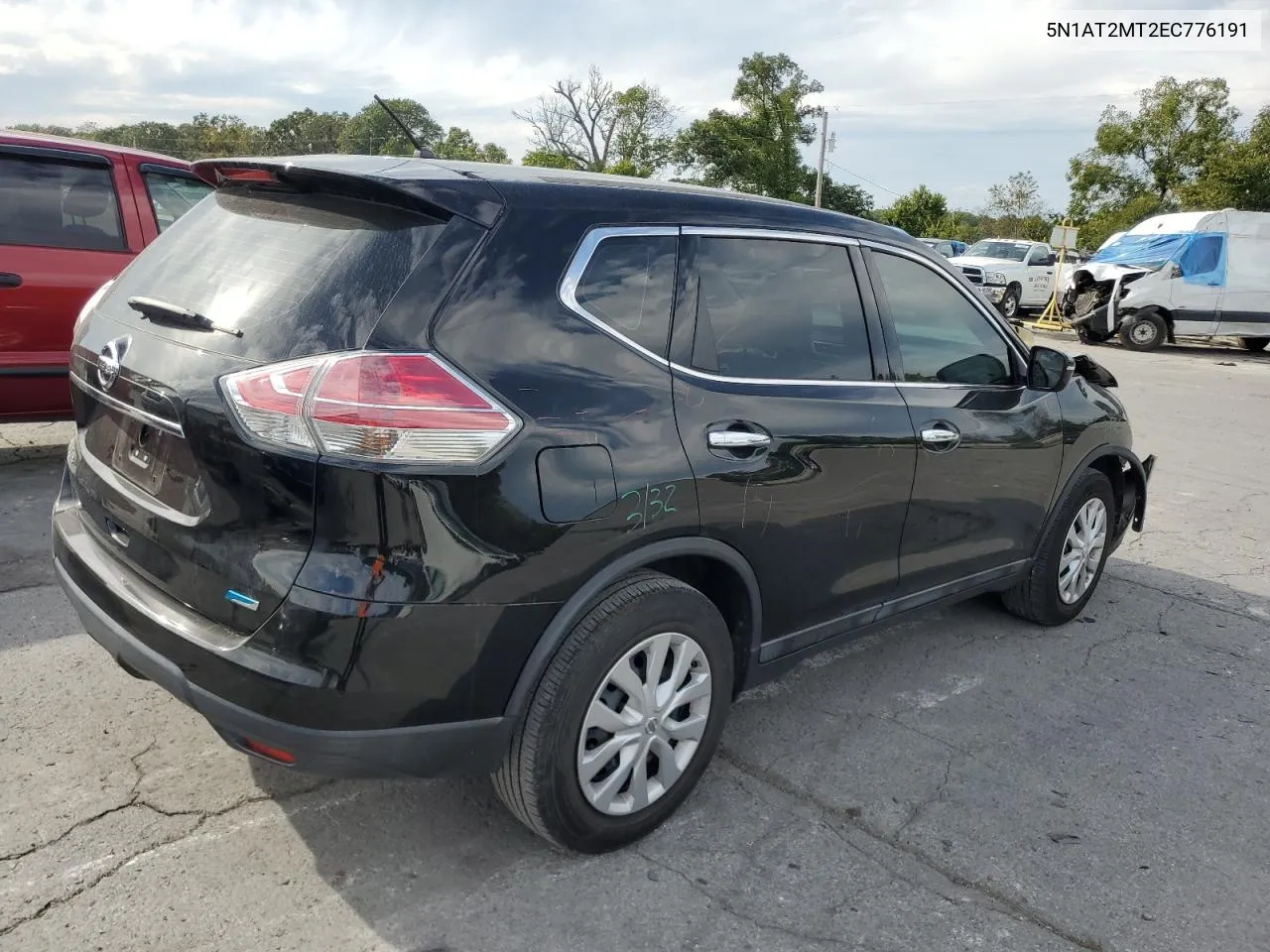 2014 Nissan Rogue S VIN: 5N1AT2MT2EC776191 Lot: 73309124