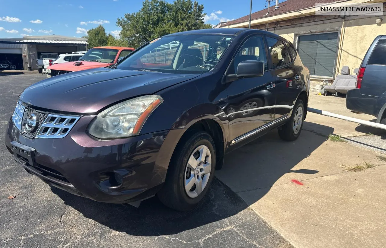 2014 Nissan Rogue Select S VIN: JN8AS5MT3EW607633 Lot: 73367934