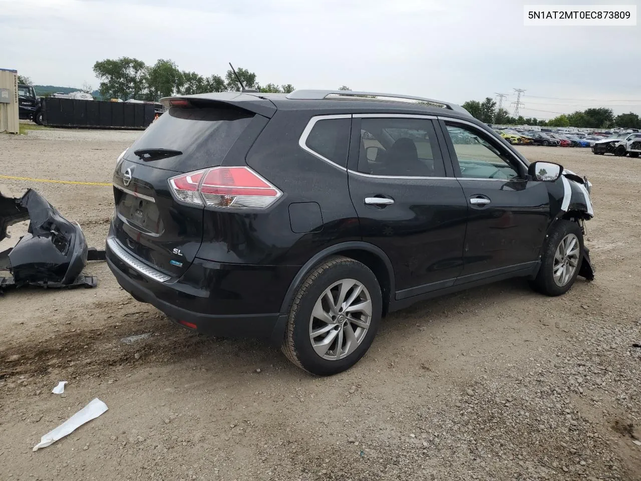 2014 Nissan Rogue S VIN: 5N1AT2MT0EC873809 Lot: 73512734