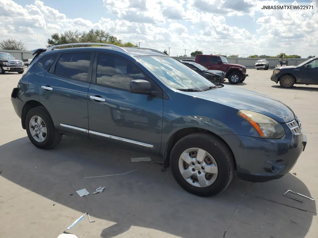 2014 Nissan Rogue Select S VIN: JN8AS5MTXEW622971 Lot: 73654514