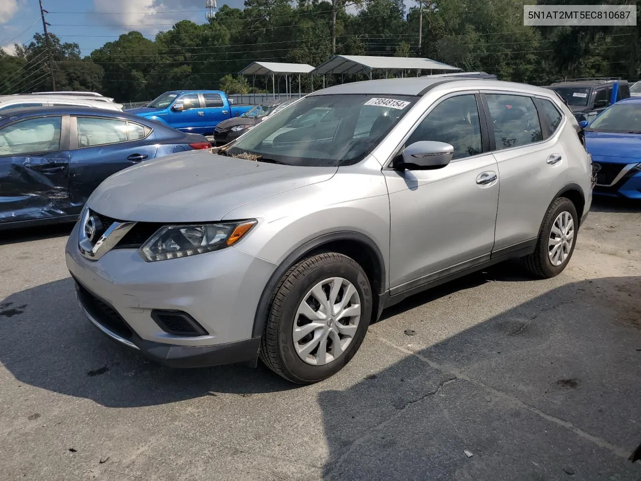 5N1AT2MT5EC810687 2014 Nissan Rogue S