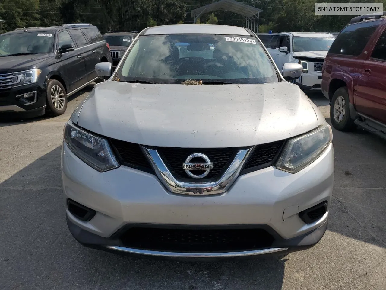 2014 Nissan Rogue S VIN: 5N1AT2MT5EC810687 Lot: 73848154