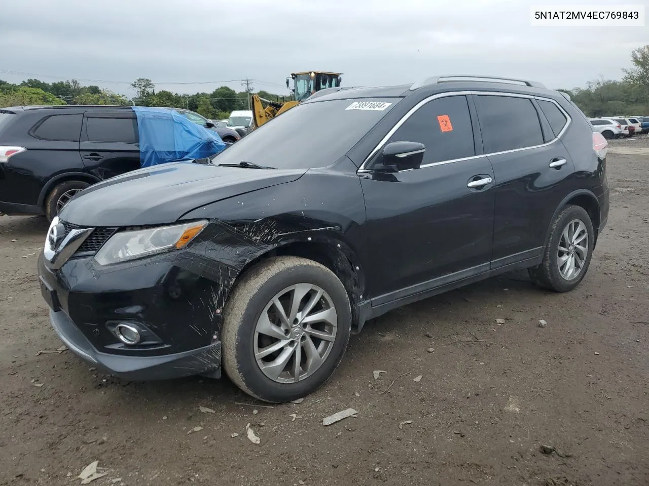 2014 Nissan Rogue S VIN: 5N1AT2MV4EC769843 Lot: 73891684