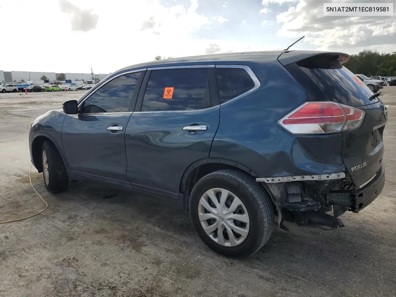 2014 Nissan Rogue S VIN: 5N1AT2MT1EC819581 Lot: 74064784