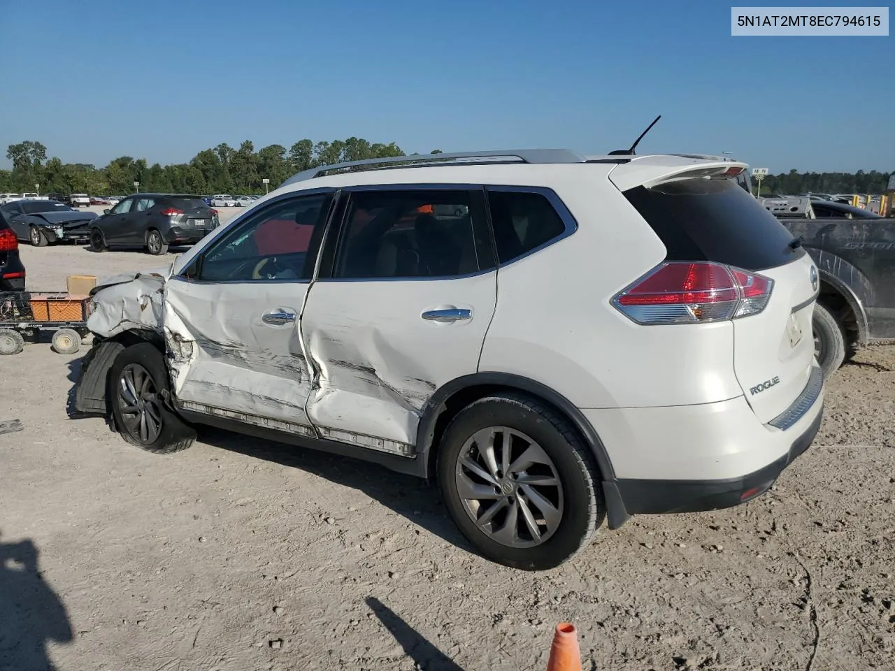 2014 Nissan Rogue S VIN: 5N1AT2MT8EC794615 Lot: 74126804