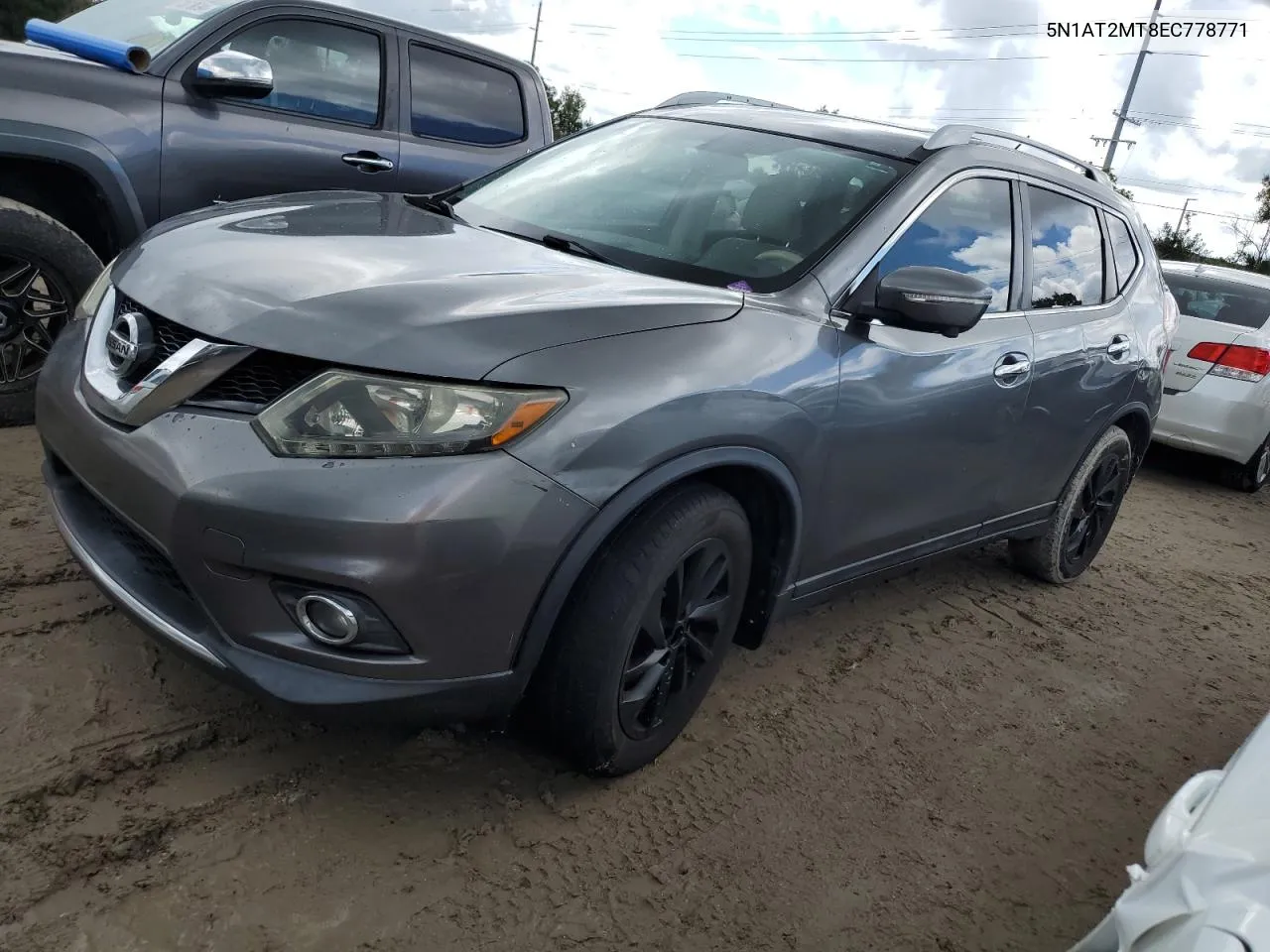 2014 Nissan Rogue S VIN: 5N1AT2MT8EC778771 Lot: 74212264