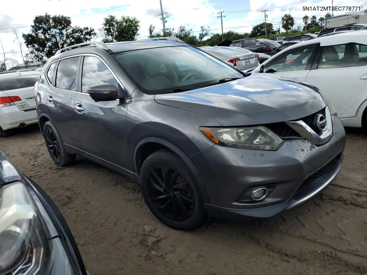 2014 Nissan Rogue S VIN: 5N1AT2MT8EC778771 Lot: 74212264