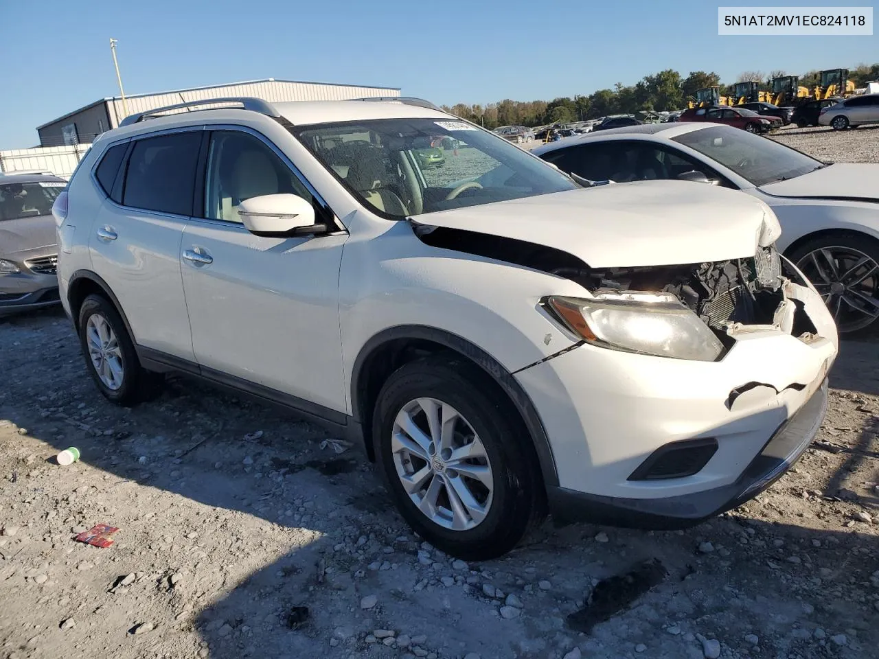 2014 Nissan Rogue S VIN: 5N1AT2MV1EC824118 Lot: 74581484