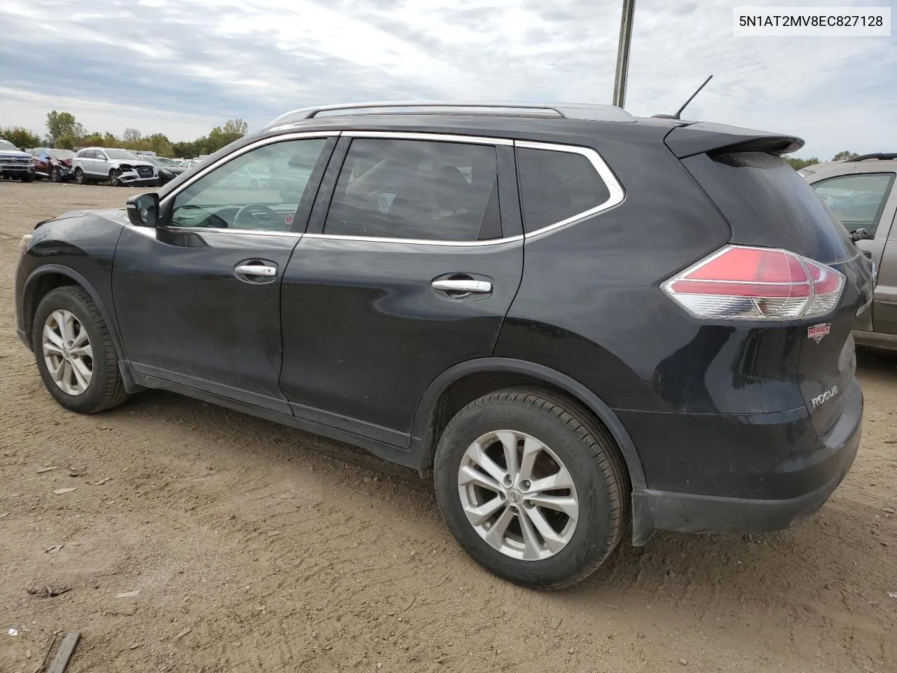 2014 Nissan Rogue S VIN: 5N1AT2MV8EC827128 Lot: 74611734