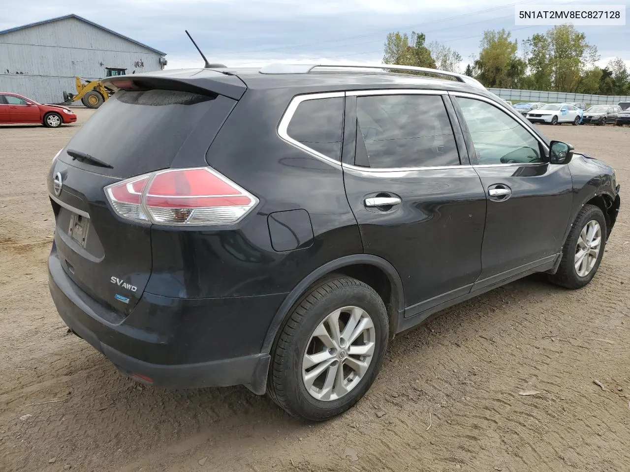 2014 Nissan Rogue S VIN: 5N1AT2MV8EC827128 Lot: 74611734