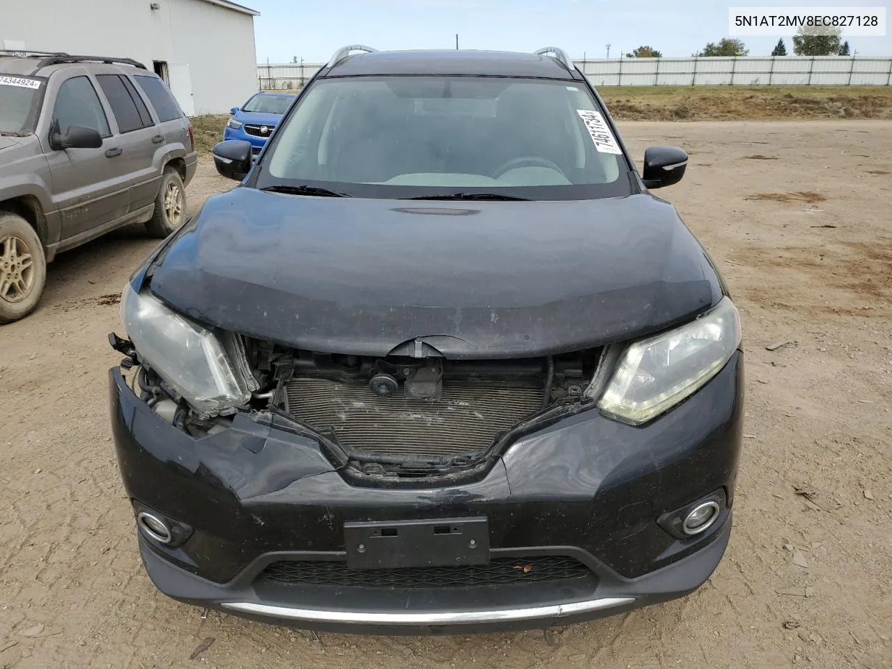 2014 Nissan Rogue S VIN: 5N1AT2MV8EC827128 Lot: 74611734