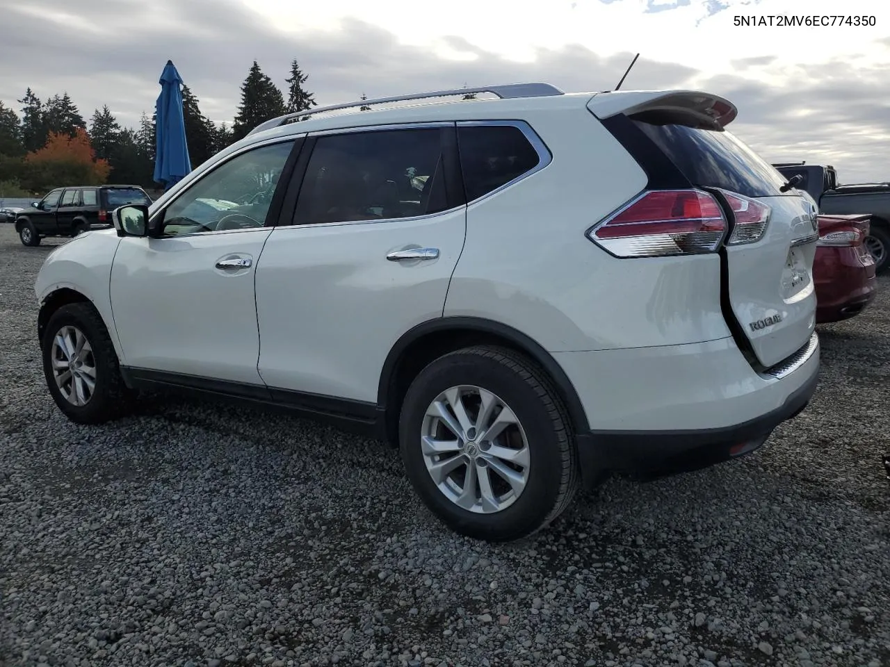 2014 Nissan Rogue S VIN: 5N1AT2MV6EC774350 Lot: 74634104