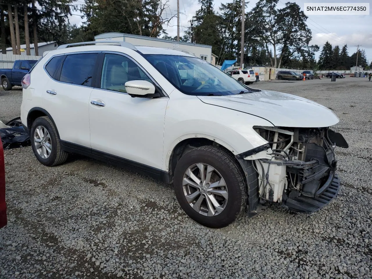 2014 Nissan Rogue S VIN: 5N1AT2MV6EC774350 Lot: 74634104