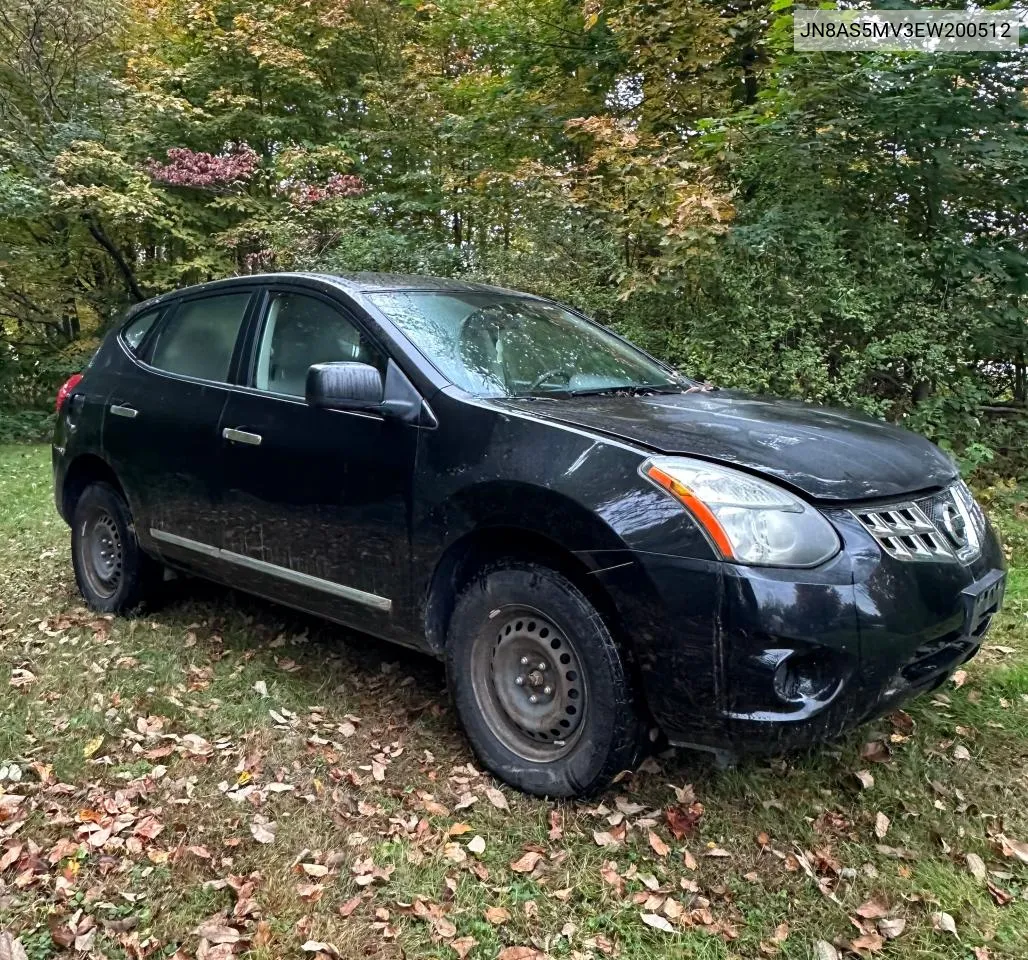 2014 Nissan Rogue Select S VIN: JN8AS5MV3EW200512 Lot: 74772024