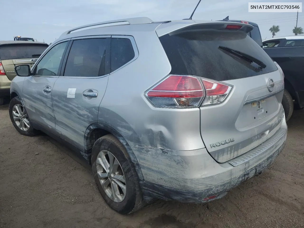 2014 Nissan Rogue S VIN: 5N1AT2MTXEC793546 Lot: 74954814