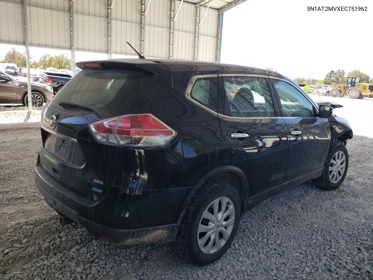 2014 Nissan Rogue S VIN: 5N1AT2MVXEC751962 Lot: 75201334