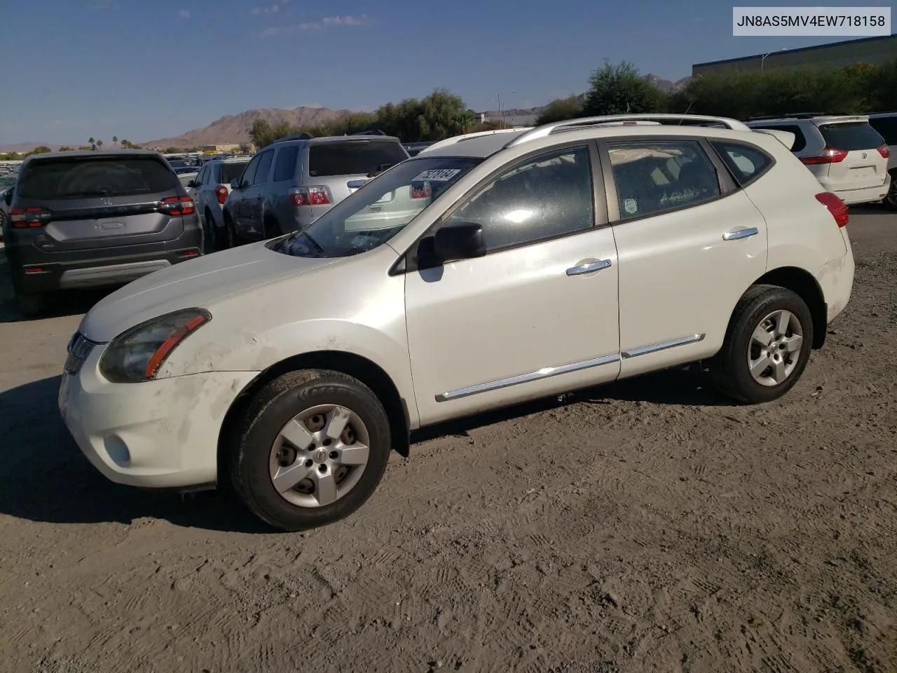 2014 Nissan Rogue Select S VIN: JN8AS5MV4EW718158 Lot: 75278164