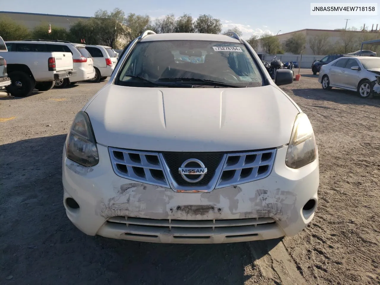 2014 Nissan Rogue Select S VIN: JN8AS5MV4EW718158 Lot: 75278164