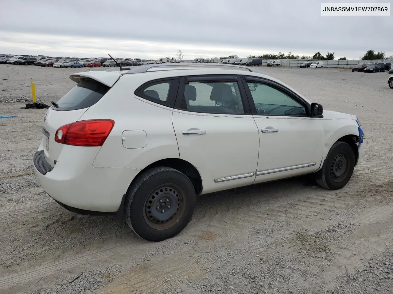 2014 Nissan Rogue Select S VIN: JN8AS5MV1EW702869 Lot: 75700434