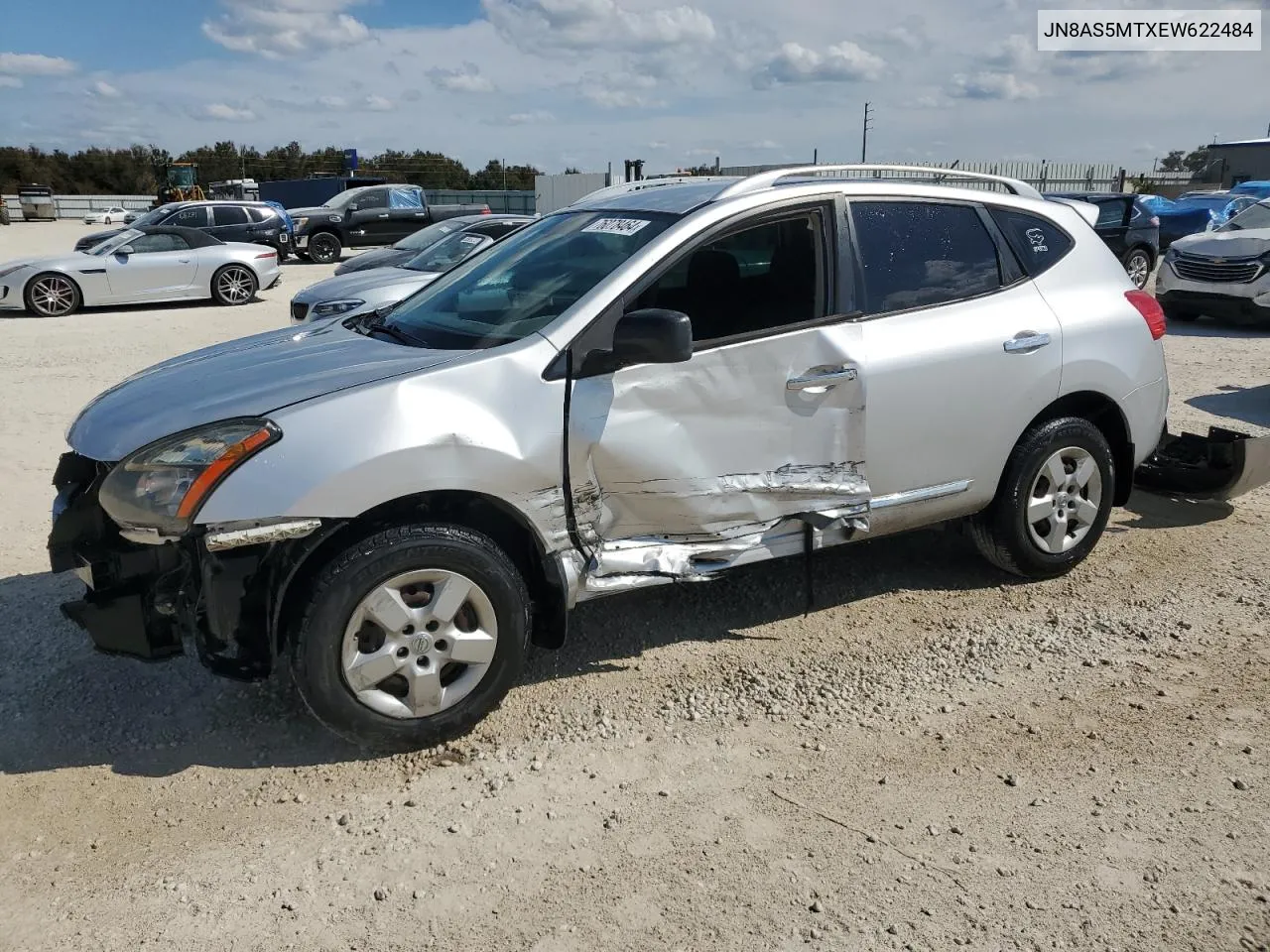 2014 Nissan Rogue Select S VIN: JN8AS5MTXEW622484 Lot: 76078464