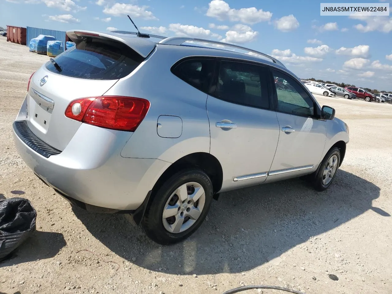 2014 Nissan Rogue Select S VIN: JN8AS5MTXEW622484 Lot: 76078464