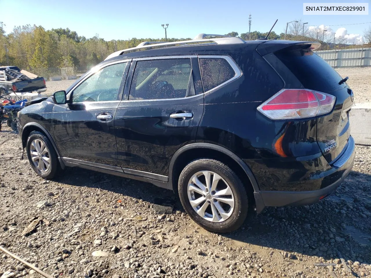 2014 Nissan Rogue S VIN: 5N1AT2MTXEC829901 Lot: 76390974