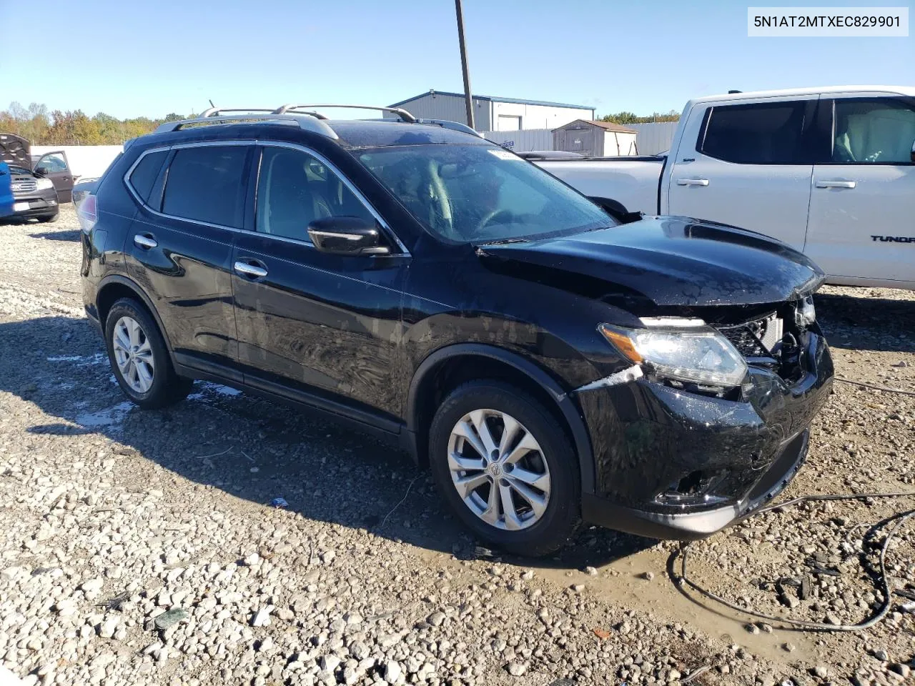 2014 Nissan Rogue S VIN: 5N1AT2MTXEC829901 Lot: 76390974