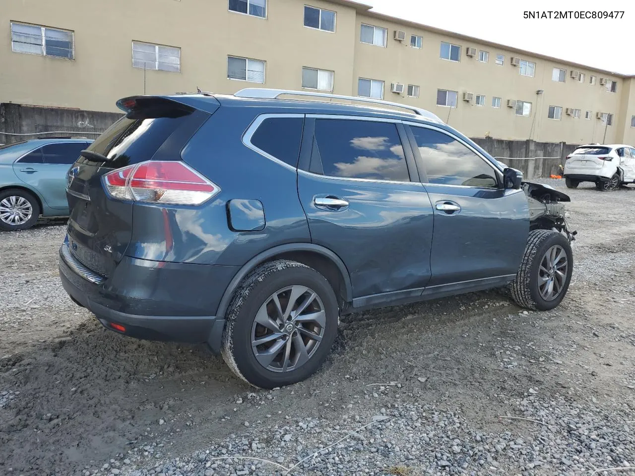 2014 Nissan Rogue S VIN: 5N1AT2MT0EC809477 Lot: 76628594