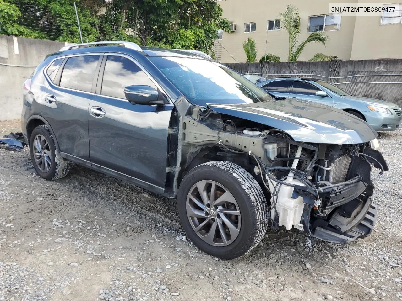 2014 Nissan Rogue S VIN: 5N1AT2MT0EC809477 Lot: 76628594