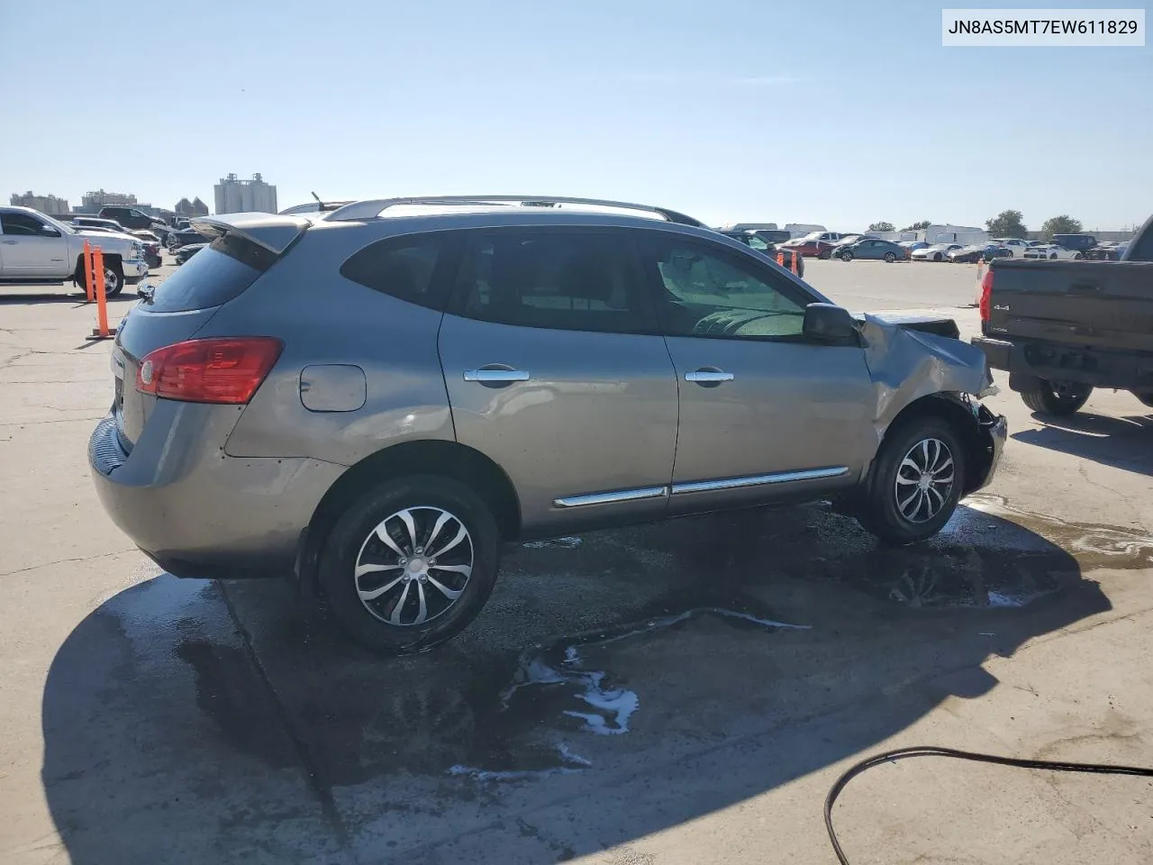 2014 Nissan Rogue Select S VIN: JN8AS5MT7EW611829 Lot: 76680434