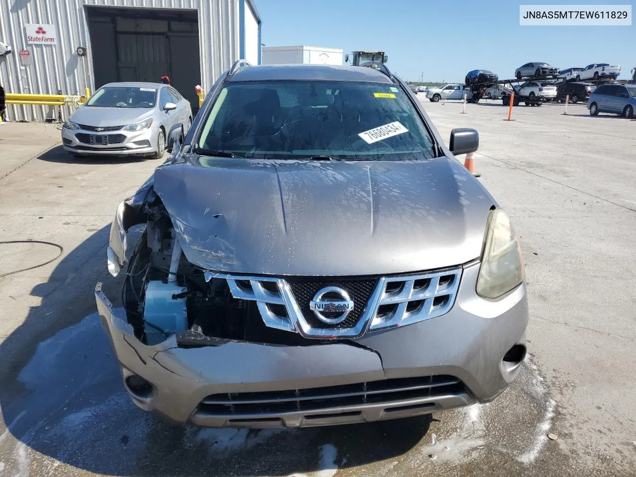 2014 Nissan Rogue Select S VIN: JN8AS5MT7EW611829 Lot: 76680434