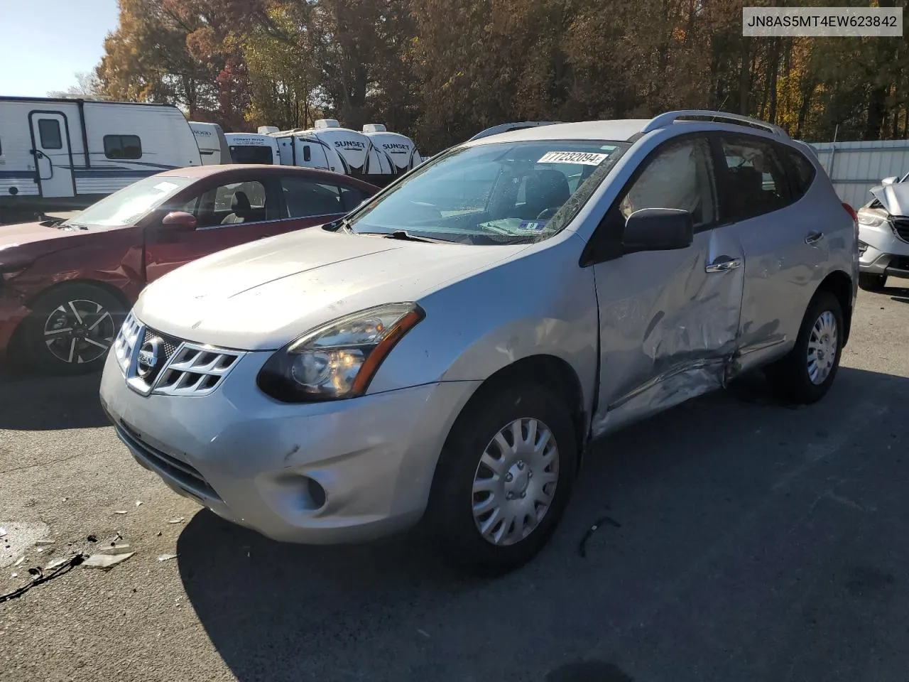 2014 Nissan Rogue Select S VIN: JN8AS5MT4EW623842 Lot: 77232094