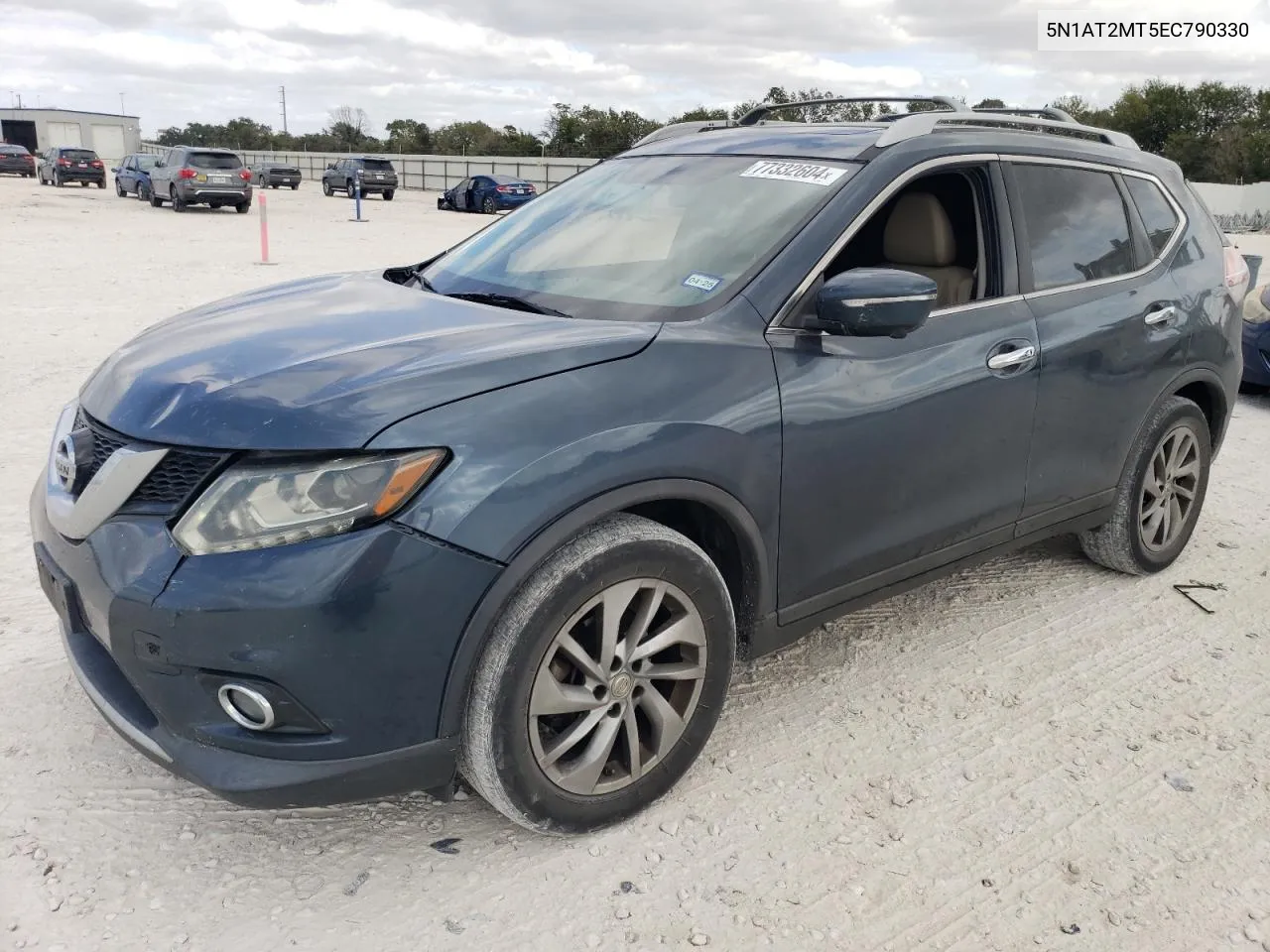 2014 Nissan Rogue S VIN: 5N1AT2MT5EC790330 Lot: 77332604