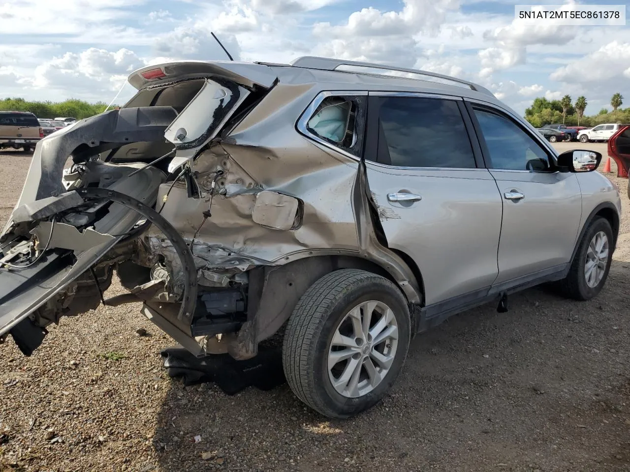 2014 Nissan Rogue S VIN: 5N1AT2MT5EC861378 Lot: 77595414