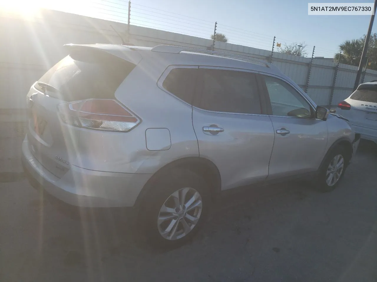 2014 Nissan Rogue S VIN: 5N1AT2MV9EC767330 Lot: 77637434