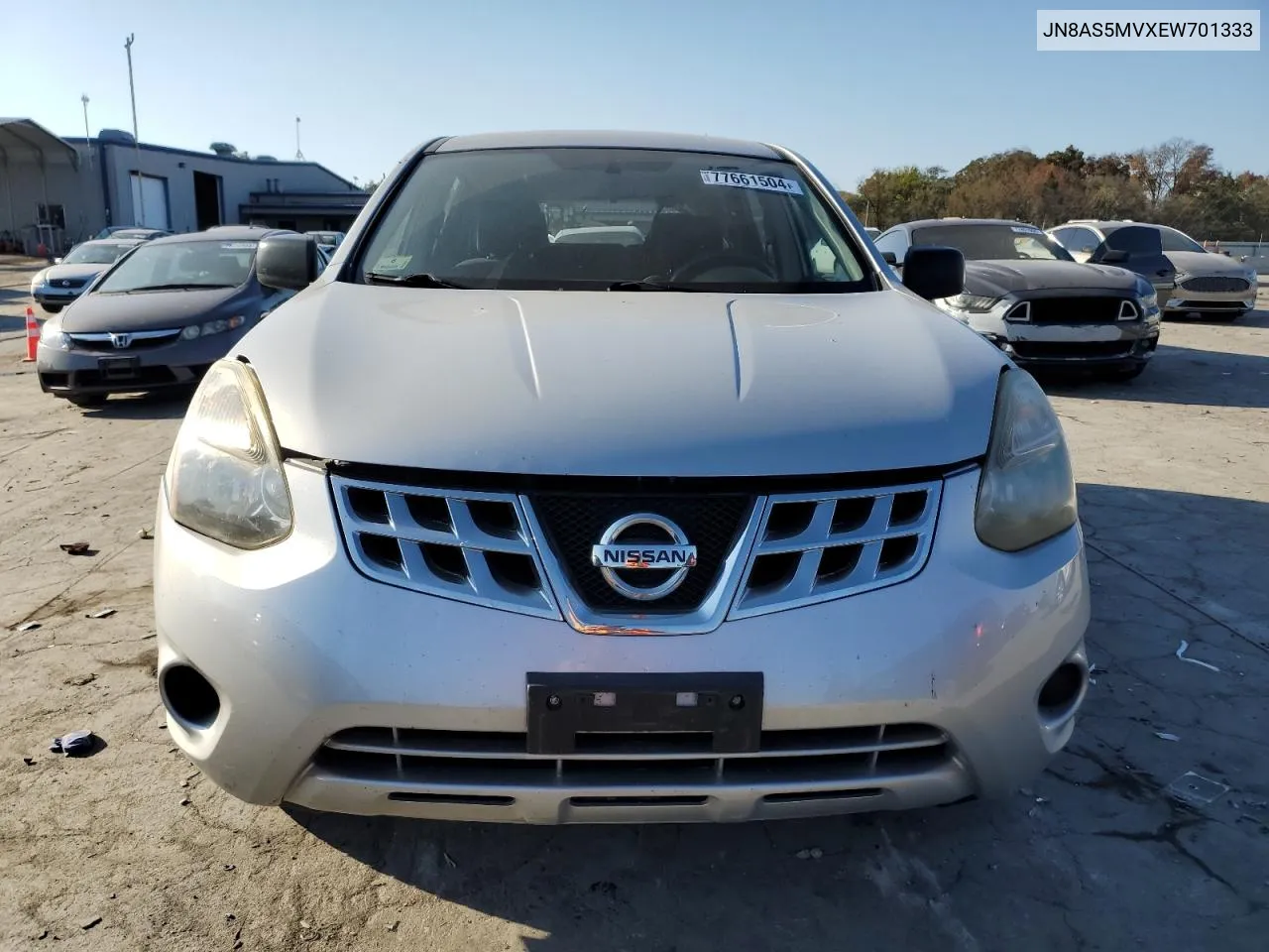 2014 Nissan Rogue Select S VIN: JN8AS5MVXEW701333 Lot: 77661504